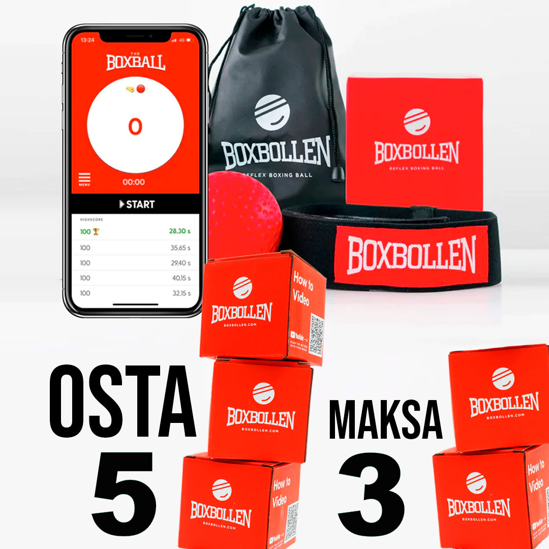 5 Boxbollenia Kolmen hinnalla! Boxbollen